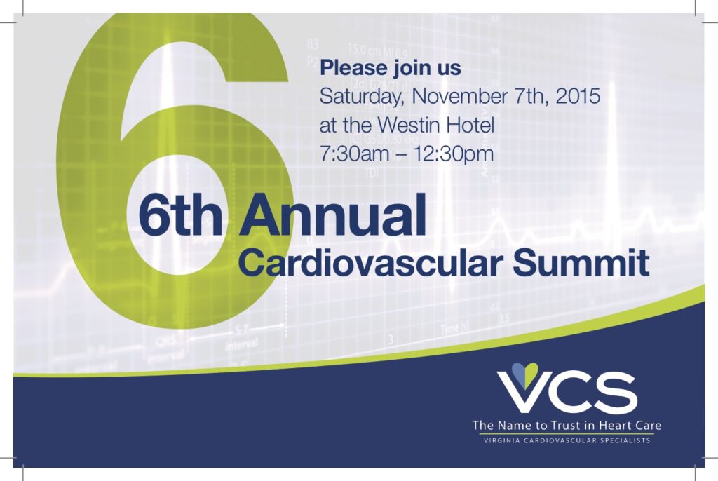 6th Annual Cardiovascular Summit. November 7th, 2015.